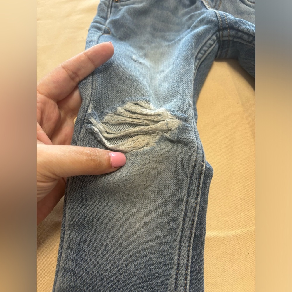 Cat & Jack Toddler Boy Pull‎ On Distressed Skinny Jeans 3T - Picture 14 of 15
